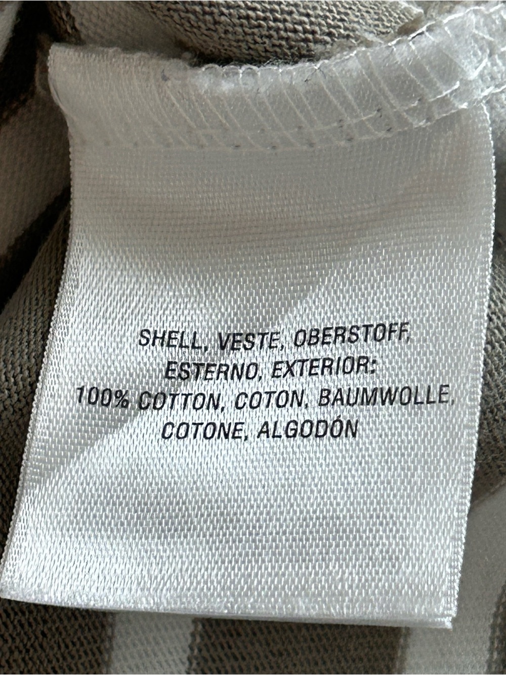 Anthropologie Taupe & White Striped Pleated Tank - Picture 9 of 11